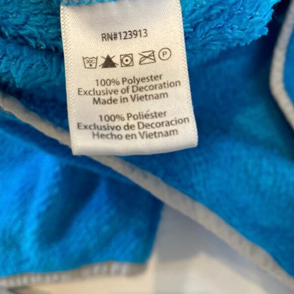 Jachs Cabin Ocean Blue Lightweight Polyester Fleece Pullover Sz Lg Unisex - Picture 8 of 13